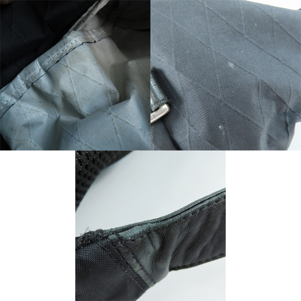 実際に弊社で買取させて頂いたCHROME HEARTS/クロムハーツ レザー×ナイロン ミニスナットパック/ウエストポーチ/ボディバッグの画像 8枚目