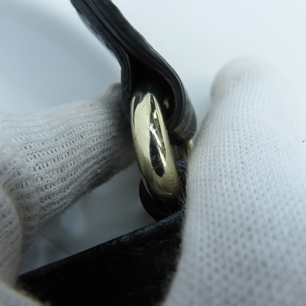 実際に弊社で買取させて頂いたBALLY/バリー クロコ型押し/肩がけバッグの画像 8枚目