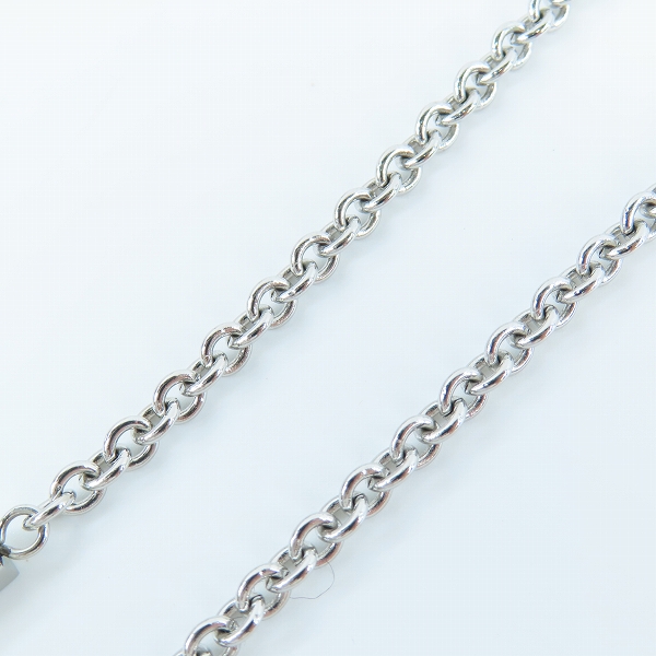 実際に弊社で買取させて頂いたDIESEL/ディーゼル ロゴ 2連ネックレス シルバーの画像 2枚目