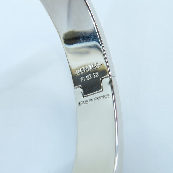 実際に弊社で買取させて頂いたHERMES/エルメス クリッククラック Hブレスレットの画像 7枚目
