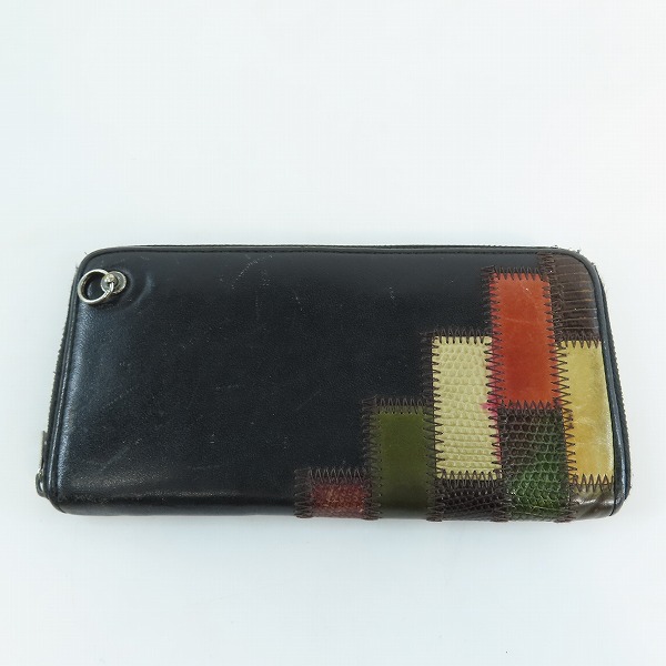 実際に弊社で買取させて頂いたglamb×JAM HOME MADE/グラム×ジャムホームメイド GAUDY ラウンドジップウォオレット/長財布の画像 1枚目