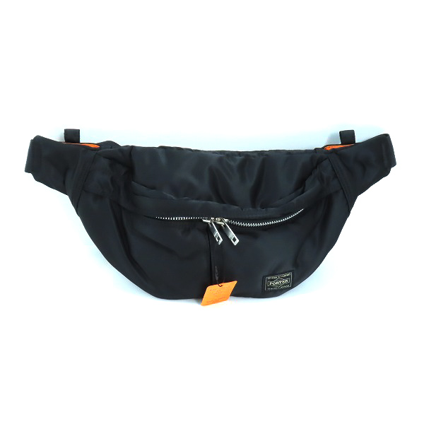 実際に弊社で買取させて頂いた(2)【未使用】PORTER/ポーター TANKER WAIST BAG タンカー ウエストバッグ ブラック/622-76629