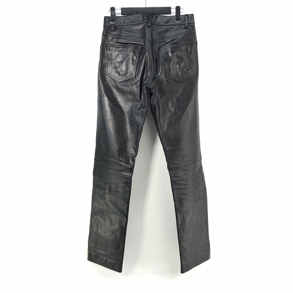 実際に弊社で買取させて頂いたSHIPS/シップス レザーパンツ 113-13-0394/29の画像 1枚目