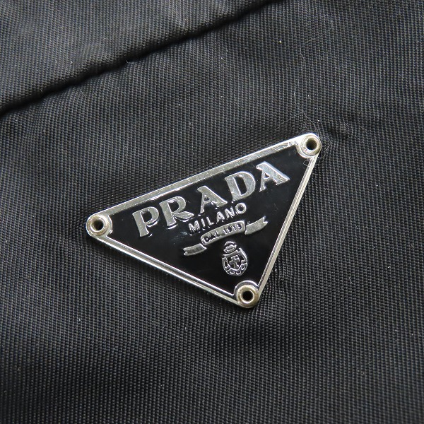 実際に弊社で買取させて頂いたPRADA/プラダ ロゴプレート コスメポーチ MV340の画像 3枚目