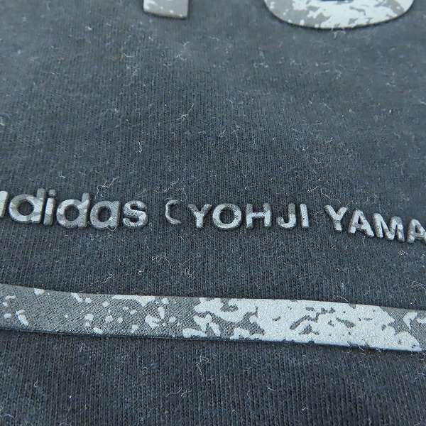 実際に弊社で買取させて頂いたY-3/ワイスリー Yohji Yamamoto×adidas/ヨウジヤマモト×アディダス 21SS スクエアラベル ロゴ Tシャツ GV6060/XLの画像 6枚目