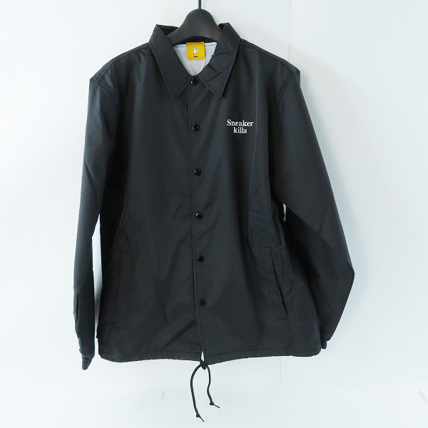 実際に弊社で買取させて頂いた(1)【未使用】FR2 × SNKRDUNK/エフアールツー × スニーカーダンク Angel Coach Jacket Black FRC2905/M