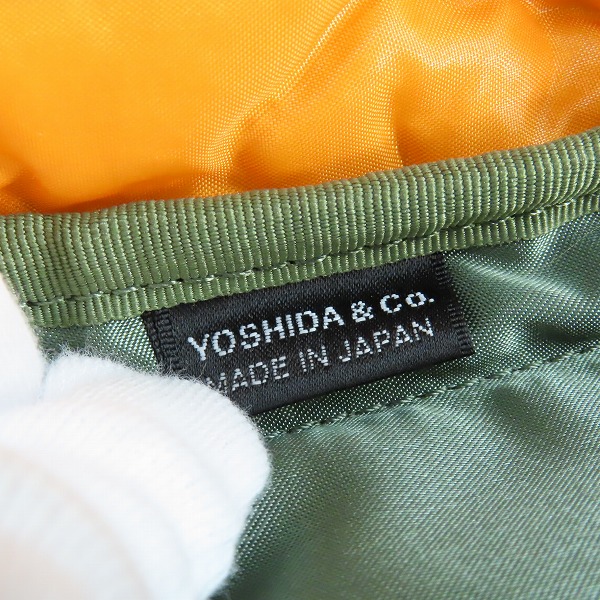 実際に弊社で買取させて頂いた(2)【未使用】PORTER/ポーター TANKER/タンカー WAIST BAG ウエストバッグ セージグリーン 622-76629の画像 5枚目