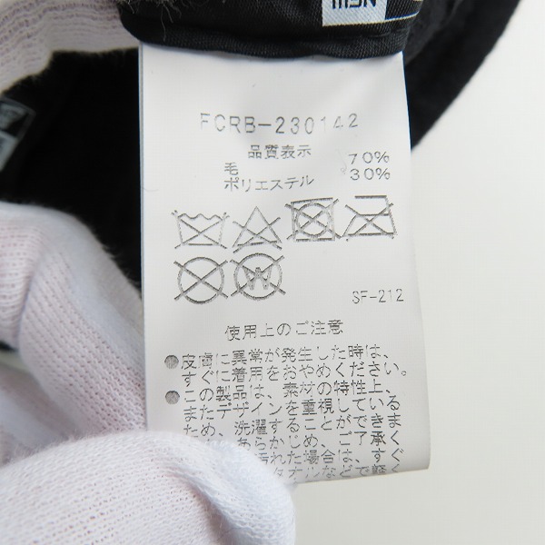 実際に弊社で買取させて頂いたF.C.Real Bristol×WIND AND SEA×NEW ERA/FCレアルブリストル×ウィンダンシー×ニューエラ サウナハット/FCRB-230142の画像 4枚目