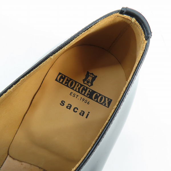 実際に弊社で買取させて頂いた【未使用】Sacai×George Cox/サカイ×ジョージコックス Double Sole Gibson ダブルソール ギブソン 21-02648M/9の画像 4枚目