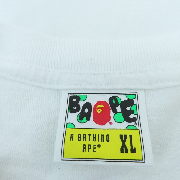 実際に弊社で買取させて頂いたA BATHING APE/アベイジングエイプ BABY MILO TEE/Tシャツ/XLの画像 3枚目
