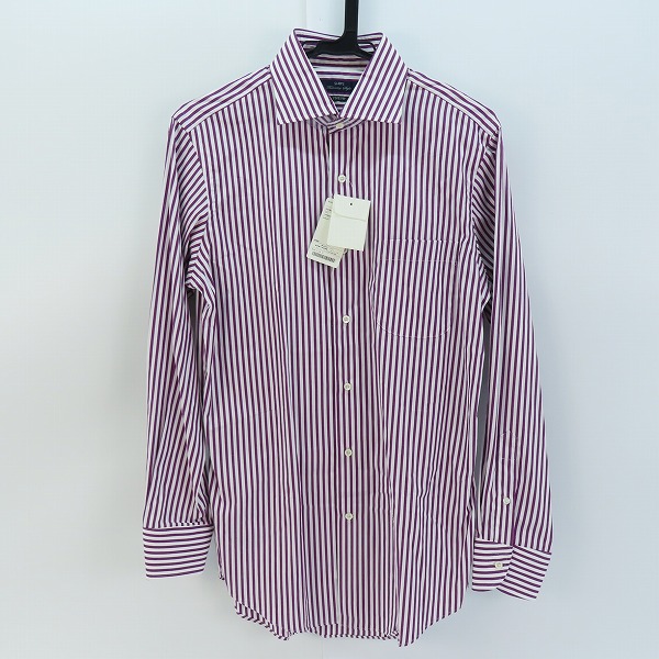 実際に弊社で買取させて頂いた【未使用】SHIPS/シップス ストライプ柄長袖シャツ 111-13-5063/39
