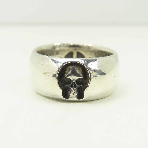 実際に弊社で買取させて頂いた【ギャラ付】LONE ONES/ロンワンズ ディープ シルバーリング スカル/21号の画像 1枚目