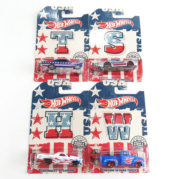 実際に弊社で買取させて頂いた【おまとめ/未開封】Hot Wheels/ホットウィール STARS&STRIPES SERIES CHEVROLET C10,CHEVY NOVA 他の画像 1枚目