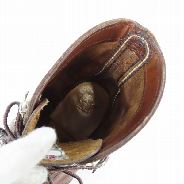 実際に弊社で買取させて頂いたRED WING/レッドウィング IRON RANGER/アイアン レンジャー ワークブーツ 8111/8Dの画像 4枚目