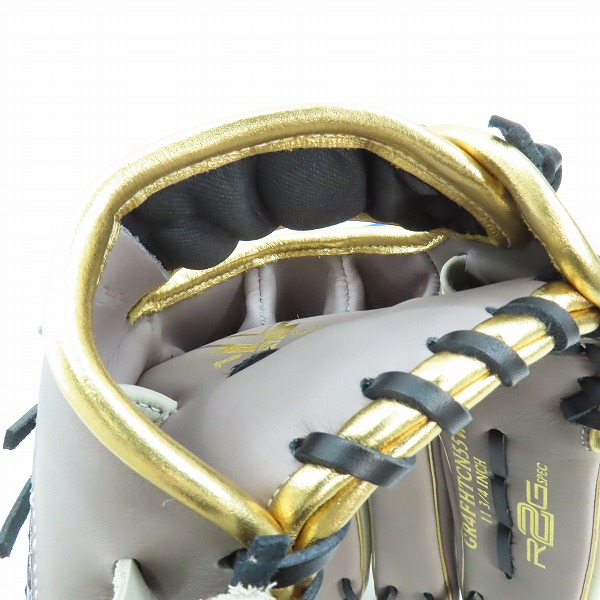 実際に弊社で買取させて頂いたRawlings/ローリングス 軟式グラブ オールラウンド用 ハイパーテック GR4FHTCN55W グローブ/グラブの画像 3枚目