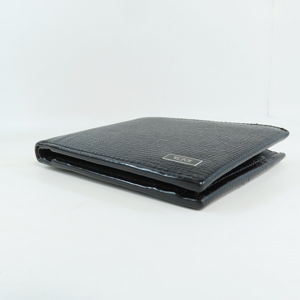 実際に弊社で買取させて頂いたTUMI/トゥミ GLOBAL WALLET WITH COIN POKET 2つ折り レザーウォレット 019838Dの画像 2枚目