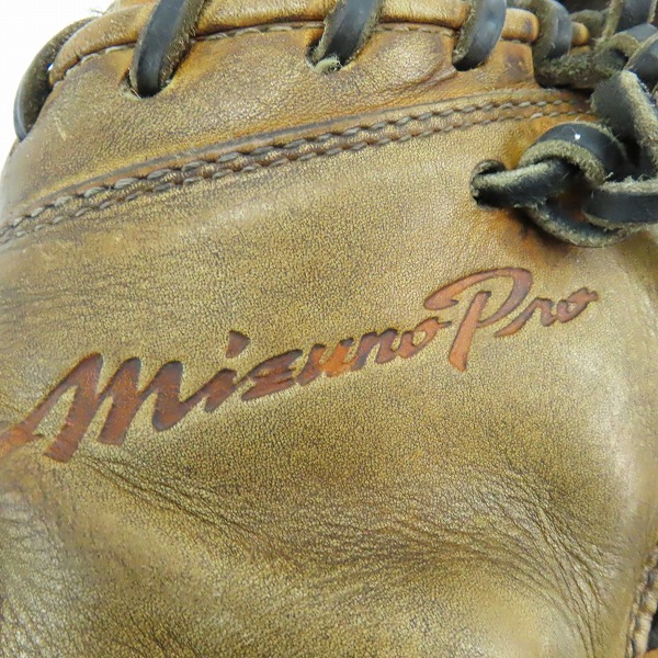 実際に弊社で買取させて頂いたMIZUNO/ミズノ MIZUNO PRO/ミズノプロ MAJOR QUALITY 硬式 右投げ用 キャッチャーミットの画像 7枚目