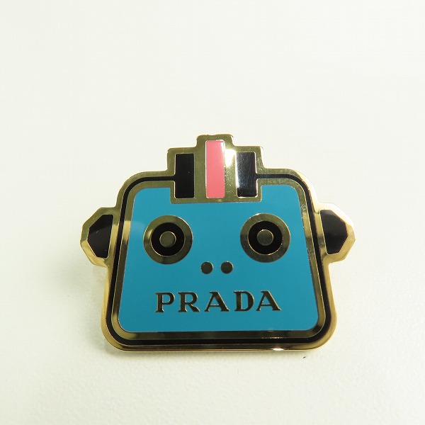 実際に弊社で買取させて頂いたPRADA/プラダ ロボットモチーフ ピンバッジの画像 1枚目