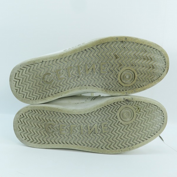 実際に弊社で買取させて頂いたCELINE/セリーヌ ハイカット スニーカー MU0221/41の画像 2枚目