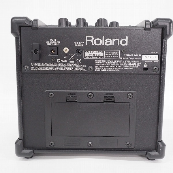 実際に弊社で買取させて頂いたRoland/ローランド M-CUBE GX マイクロキューブ ギターアンプ ACアダプター付【動作確認済】の画像 5枚目