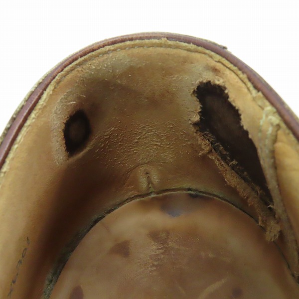 実際に弊社で買取させて頂いたCROCKETT＆JONES×Paul Smith COLLECTION/クロケット＆ジョーンズ×ポールスミスコレクション プレーントゥ J5849/8.5Eの画像 6枚目