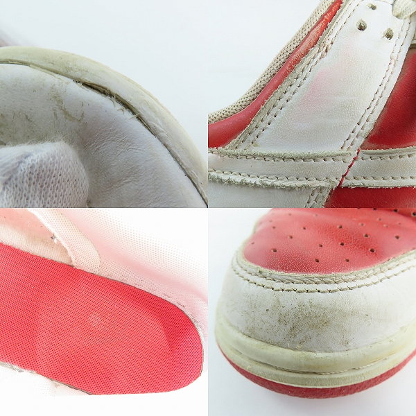 実際に弊社で買取させて頂いたNIKE/ナイキ DUNK LOW RETRO CHAMPIONSHIP RED/ダンクロー チャンピオンシップレッド DD1391-600/25.5の画像 6枚目