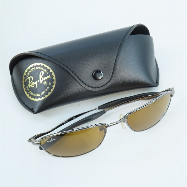 実際に弊社で買取させて頂いたRay-Ban/レイバン チタニウム β サングラス RB8015の画像 8枚目