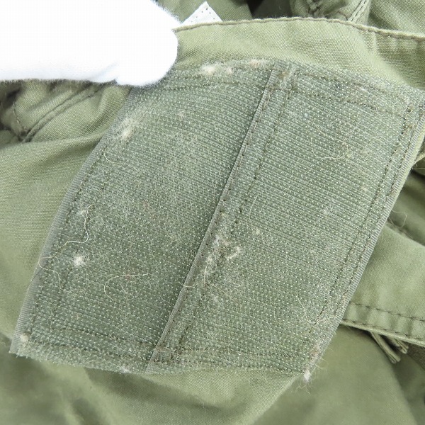 実際に弊社で買取させて頂いたHARE/ハレ フード付き モッズコート HA030028DR/Sの画像 9枚目