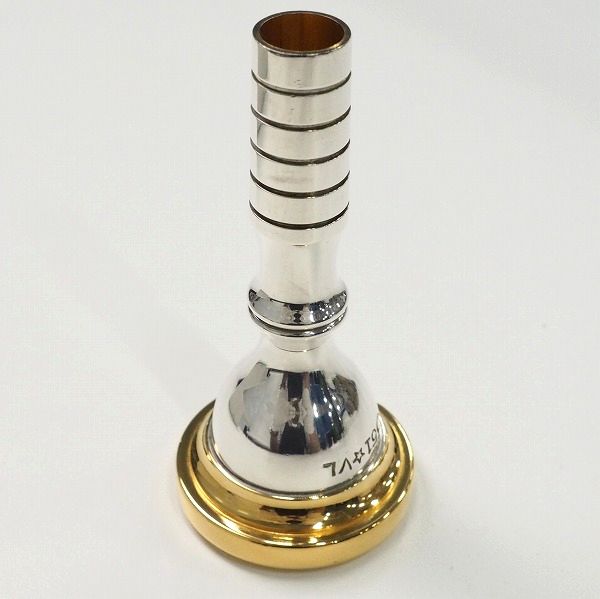 実際に弊社で買取させて頂いた【美品】Atelier MOMO/アトリエモモ 51VL/IG インナーゴールド 太管 トロンボーン用マウスピースの画像 5枚目