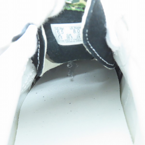 実際に弊社で買取させて頂いたA BATHING APE × Vans/アベイシングエイプ ×バンズ LX Sk8 Mid Reissue83/ VN000MZGCX3/24.5の画像 6枚目