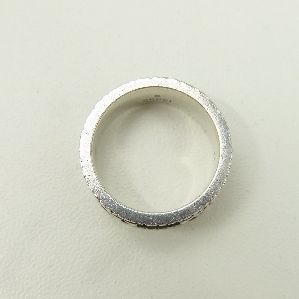 実際に弊社で買取させて頂いたGUCCI/グッチ ダブルG シルバー リング 551899 J8400 0811/10号の画像 5枚目