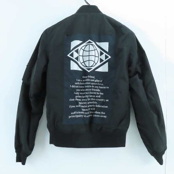 実際に弊社で買取させて頂いた【未使用】ALPHA INDUSTRIES×STRICT-G/アルファ×ストリクトジー リバーシブル LIGHT MA-1 ガンダム TA1466-8004/Sの画像 3枚目