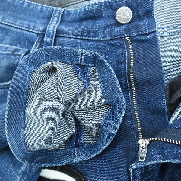 実際に弊社で買取させて頂いたHYDROGEN/ハイドロゲン ロゴワッペン デニムパンツ/31の画像 2枚目