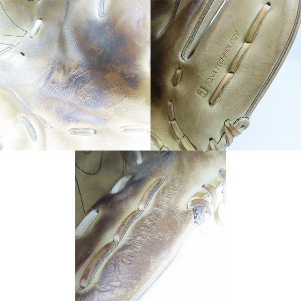 実際に弊社で買取させて頂いたMIZUNO/ミズノ MIZUNO PRO/ミズノプロ 5DNA TECHNOLOGY 硬式 投手用 野球 グローブ/グラブの画像 3枚目