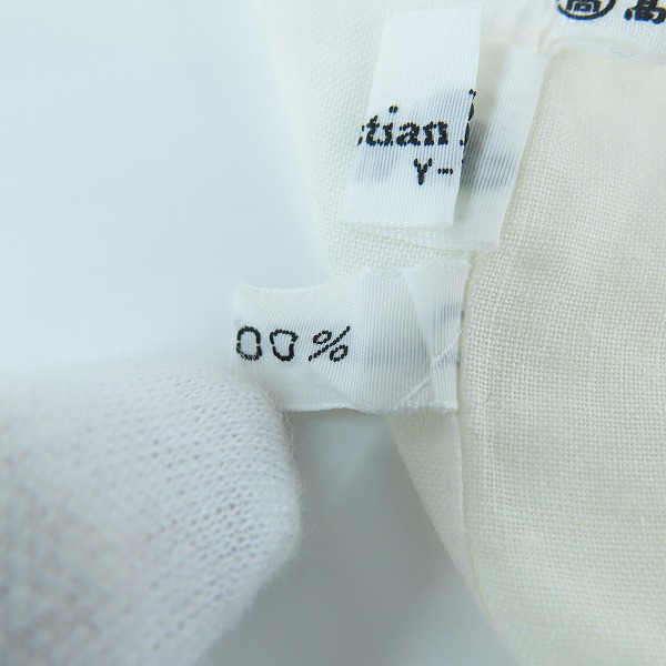 実際に弊社で買取させて頂いたChristian Dior monsieur/クリスチャンディオール リネンシャツの画像 6枚目