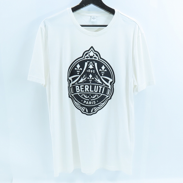 実際に弊社で買取させて頂いたBERLUTI/ベルルッティ T-SHIRT EMBROIDERED CREST/クルーネック Tシャツ R18JRS51/M