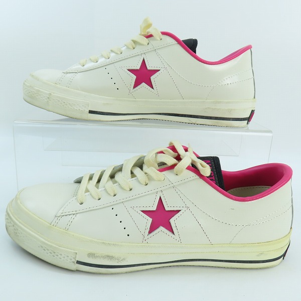 実際に弊社で買取させて頂いたCONVERSE/コンバース ONE STAR OX ワンスター レザー 日本製 8.5 の画像 3枚目