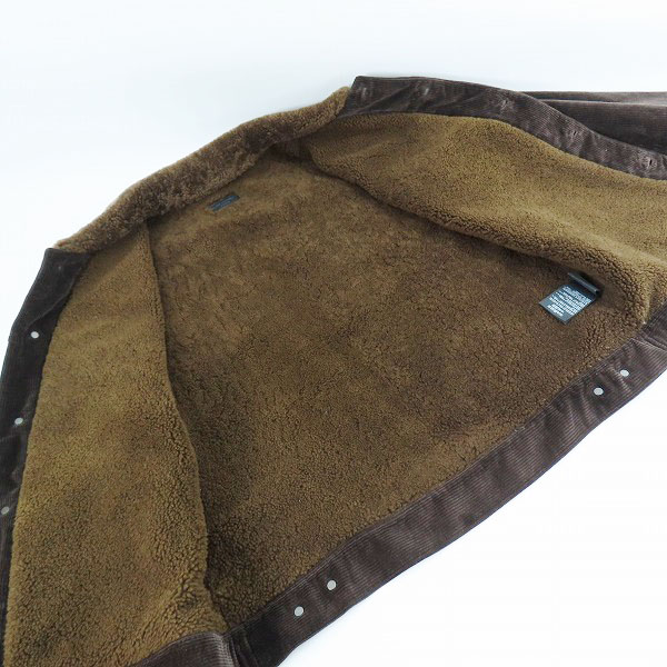 実際に弊社で買取させて頂いた 【JPタグ】Saint Laurent/サンローラン 裏地羊毛皮/ムートン コーデュロイジャケット 527408 YZ825 2002/XLの画像 8枚目