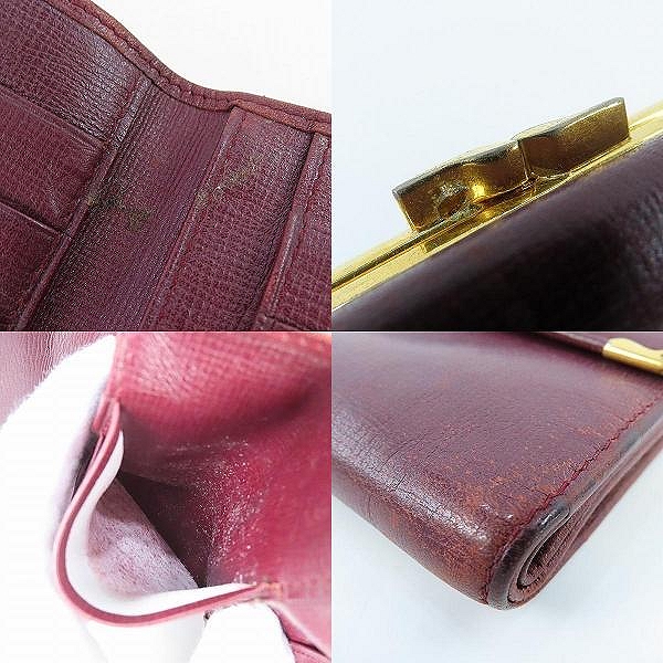 実際に弊社で買取させて頂いたCartier/カルティエ マストライン レザー 二つ折り 財布/ウォレットの画像 9枚目