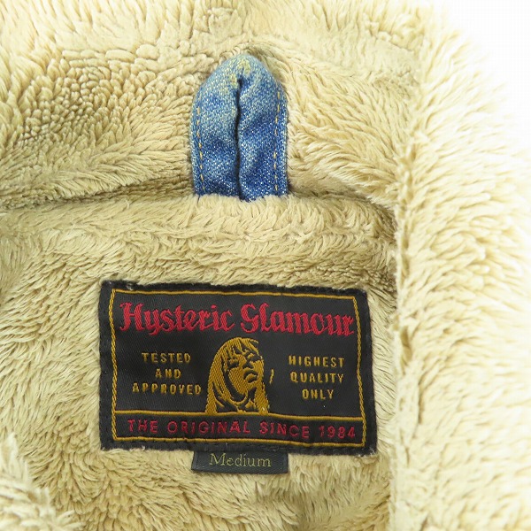 実際に弊社で買取させて頂いたHYSTERIC GLAMOUR/ヒステリックグラマー  デニム ジャケット 02173AB20/Mの画像 2枚目