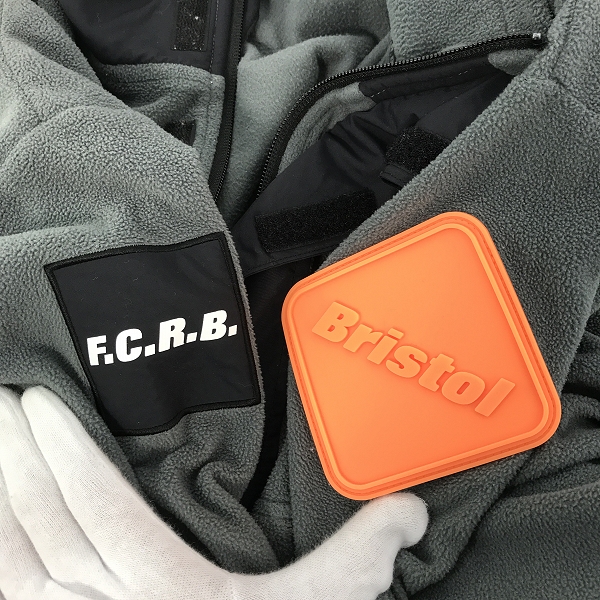 実際に弊社で買取させて頂いたF.C.RealBristol/エフシーレアルブリストル POLARTEC MICRO FLEECE HALF ZIP BLOUSON ブルゾン FCRB-192042 Lの画像 4枚目
