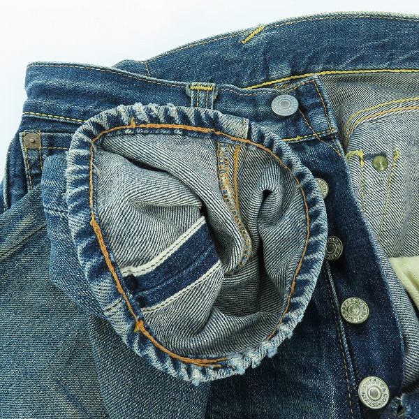 実際に弊社で買取させて頂いたEVISU/エヴィス 隠しリベット カモメ デニムパンツ/30の画像 2枚目