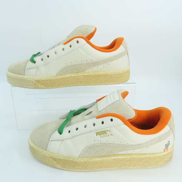 実際に弊社で買取させて頂いたPUMA/プーマ SUEDE XL 2 CARROTS ウォームホワイト 398801-01/27.5の画像 3枚目