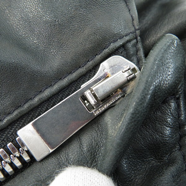 実際に弊社で買取させて頂いたincarnation/インカネーション CALF LEATHER/カーフレザー ジップアップ ベスト/Sの画像 7枚目