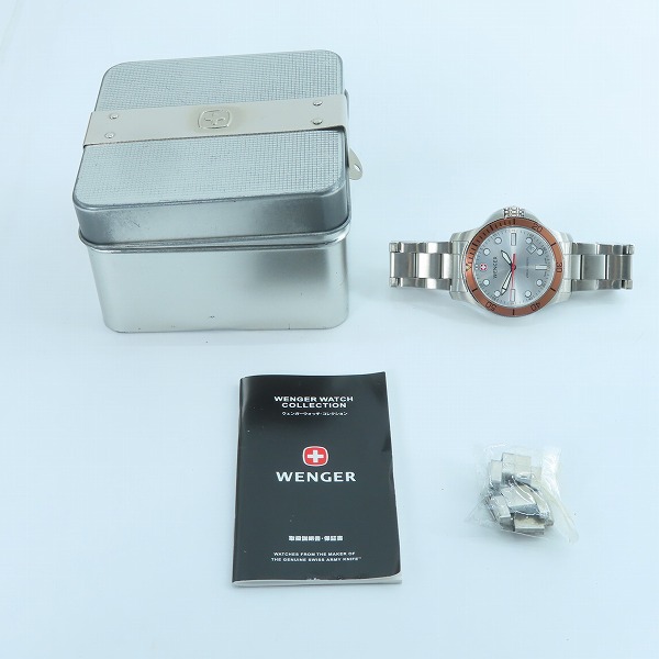 実際に弊社で買取させて頂いたWENGER/ウェンガー 腕時計 7232X/T【動作未確認】の画像 8枚目
