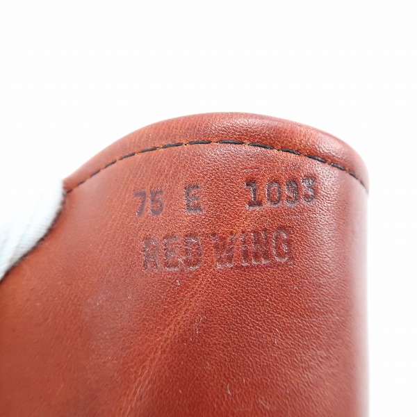 実際に弊社で買取させて頂いたRED WING/レッドウィング 90年代 ペコスブーツ 旧犬タグ 1033/75Eの画像 5枚目