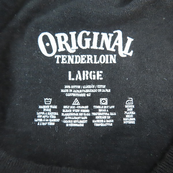 実際に弊社で買取させて頂いたTENDERLOIN/テンダーロイン ALSTYLE 半袖 Tシャツ/カットソー ブラック/Lの画像 4枚目