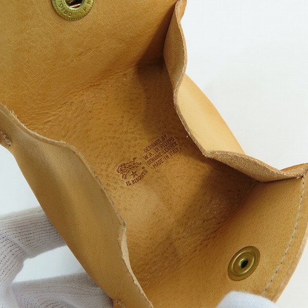 実際に弊社で買取させて頂いたIL BISONTE/イルビゾンテ レザーコインケースの画像 3枚目