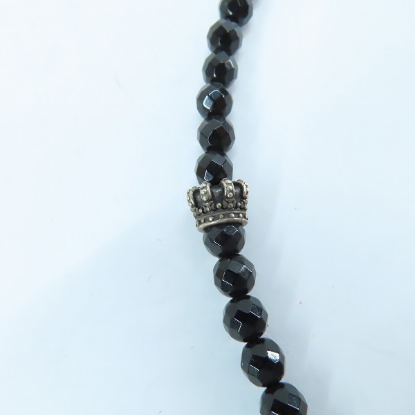 実際に弊社で買取させて頂いたJustin Davis/ジャスティンデイビス BLACK SERPENT/CROWN ブラックサーペント/クラウン ブレスレット SBJ640の画像 7枚目