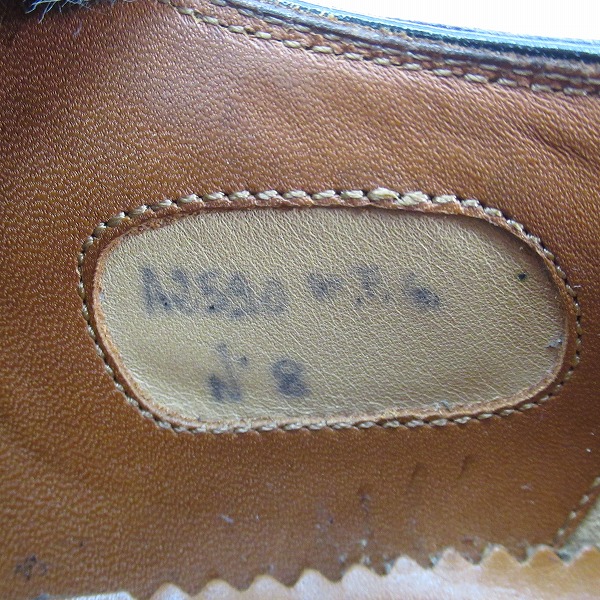 実際に弊社で買取させて頂いたBOLLINI/ボリーニ レザー ビジネスシューズ/ドレスシューズ/8の画像 5枚目